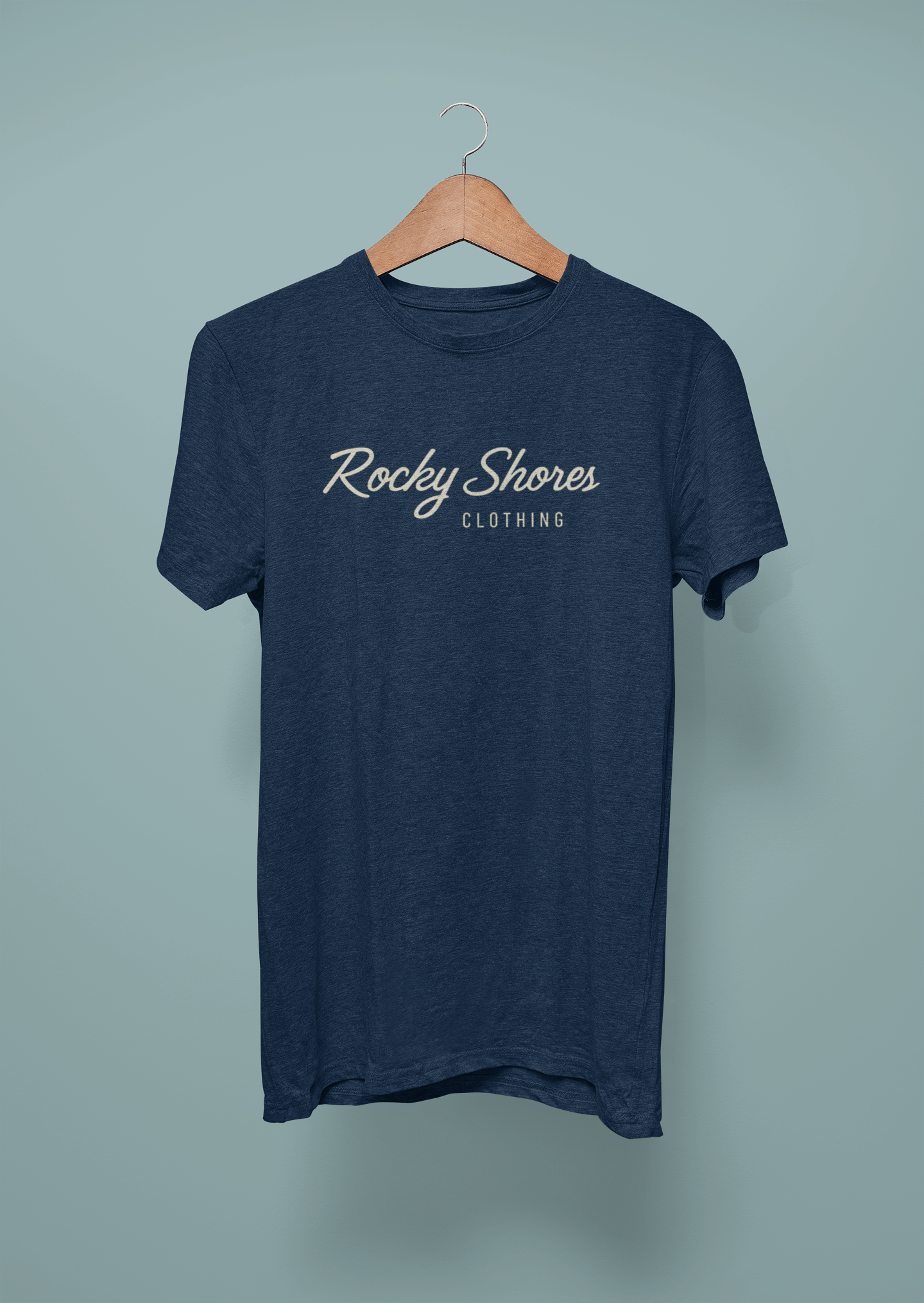 Rocky Shores Clothing – Legacy Cream Script Tee