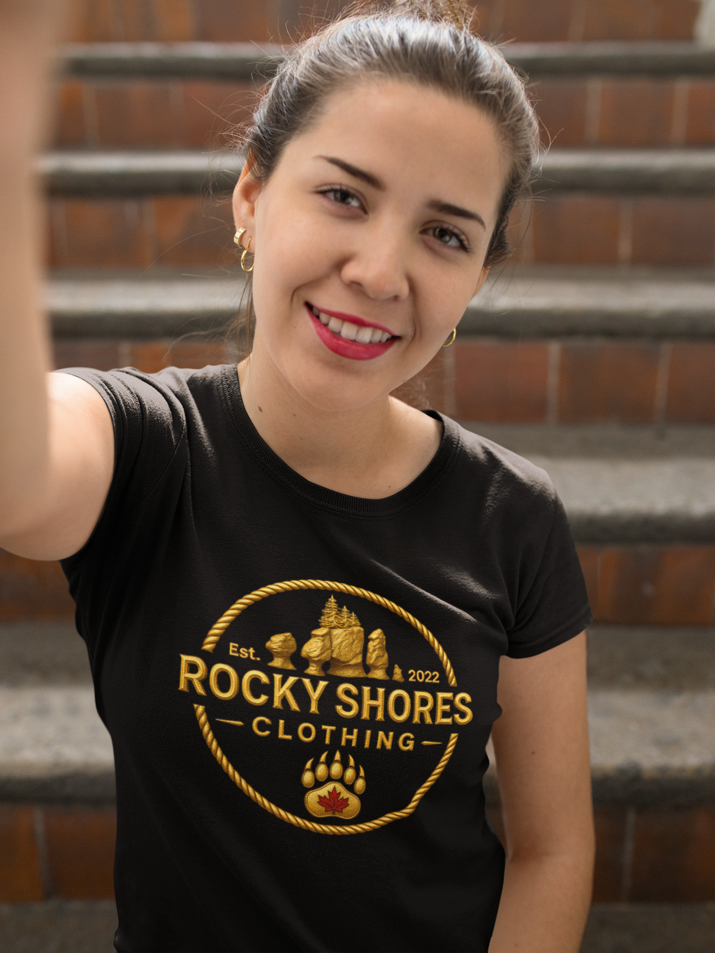 Rocky Shores Clothing Golden Heritage Classic Unisex Crewneck T-shirt