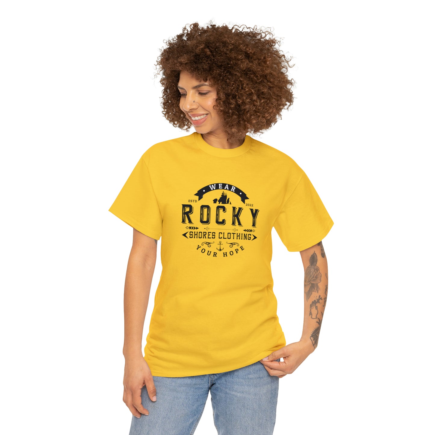 Rocky Shores Vintage Unisex Heavy Cotton Tee