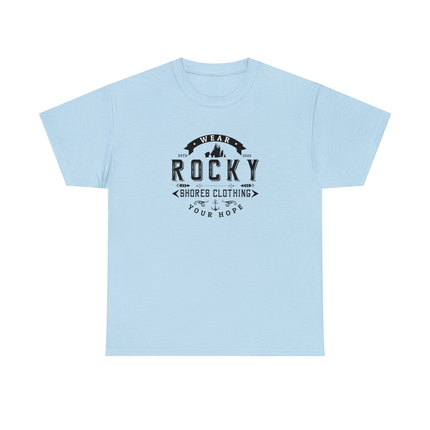 Introducing the Rocky Shores Vintage Unisex Heavy Cotton Tee: Where Comfort Meets Timeless Style. Step into a world of effortless fashion with the Rocky Shores Vintage Unisex Heavy Cotton Tee, a true essential for every wardrobe. Crafted from 100% cotton (fiber content may vary for different colors), this tee is a symphony of comfort and quality.