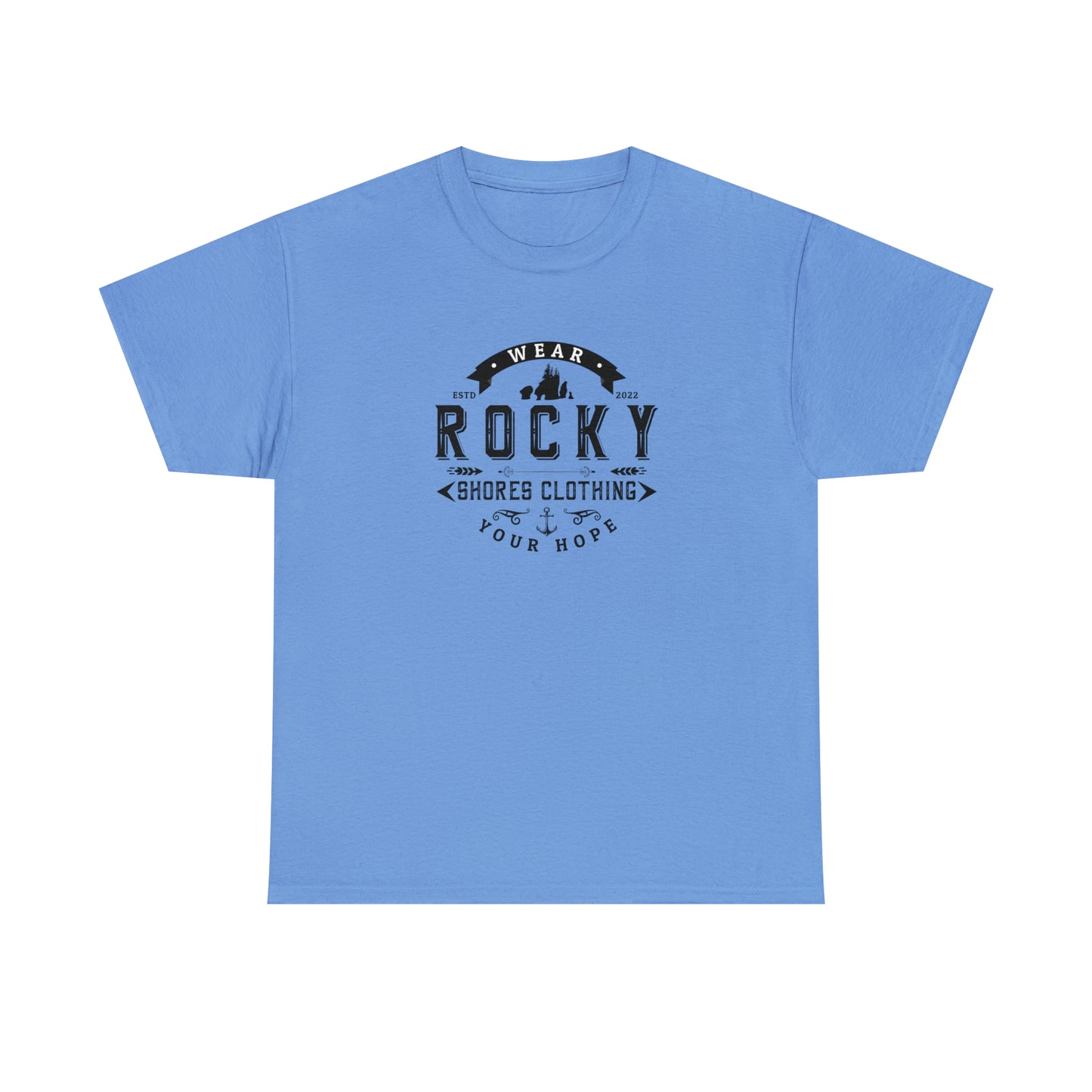 Introducing the Rocky Shores Vintage Unisex Heavy Cotton Tee: Where Comfort Meets Timeless Style. Step into a world of effortless fashion with the Rocky Shores Vintage Unisex Heavy Cotton Tee, a true essential for every wardrobe. Crafted from 100% cotton (fiber content may vary for different colors), this tee is a symphony of comfort and quality.