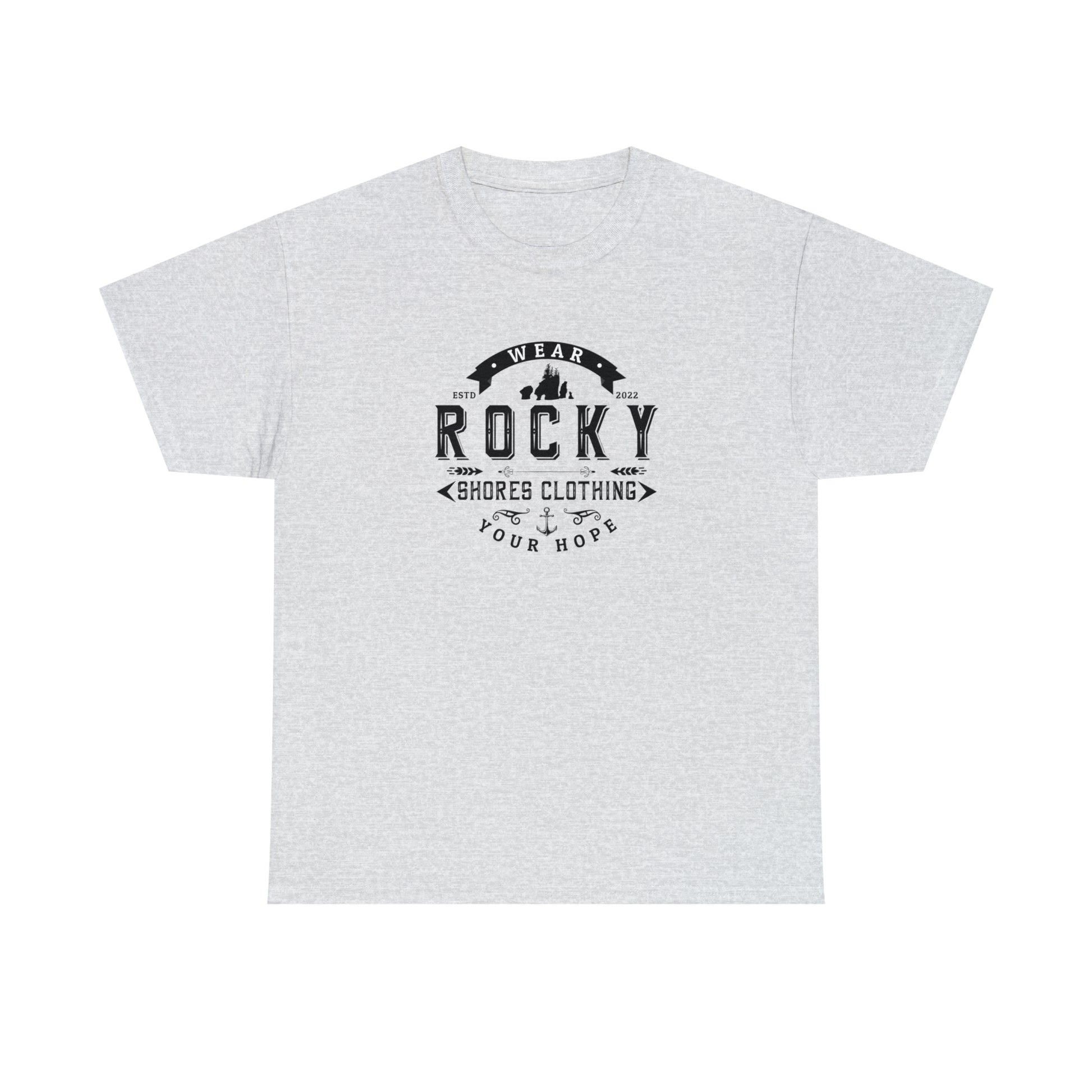 Introducing the Rocky Shores Vintage Unisex Heavy Cotton Tee: Where Comfort Meets Timeless Style. Step into a world of effortless fashion with the Rocky Shores Vintage Unisex Heavy Cotton Tee, a true essential for every wardrobe. Crafted from 100% cotton (fiber content may vary for different colors), this tee is a symphony of comfort and quality.