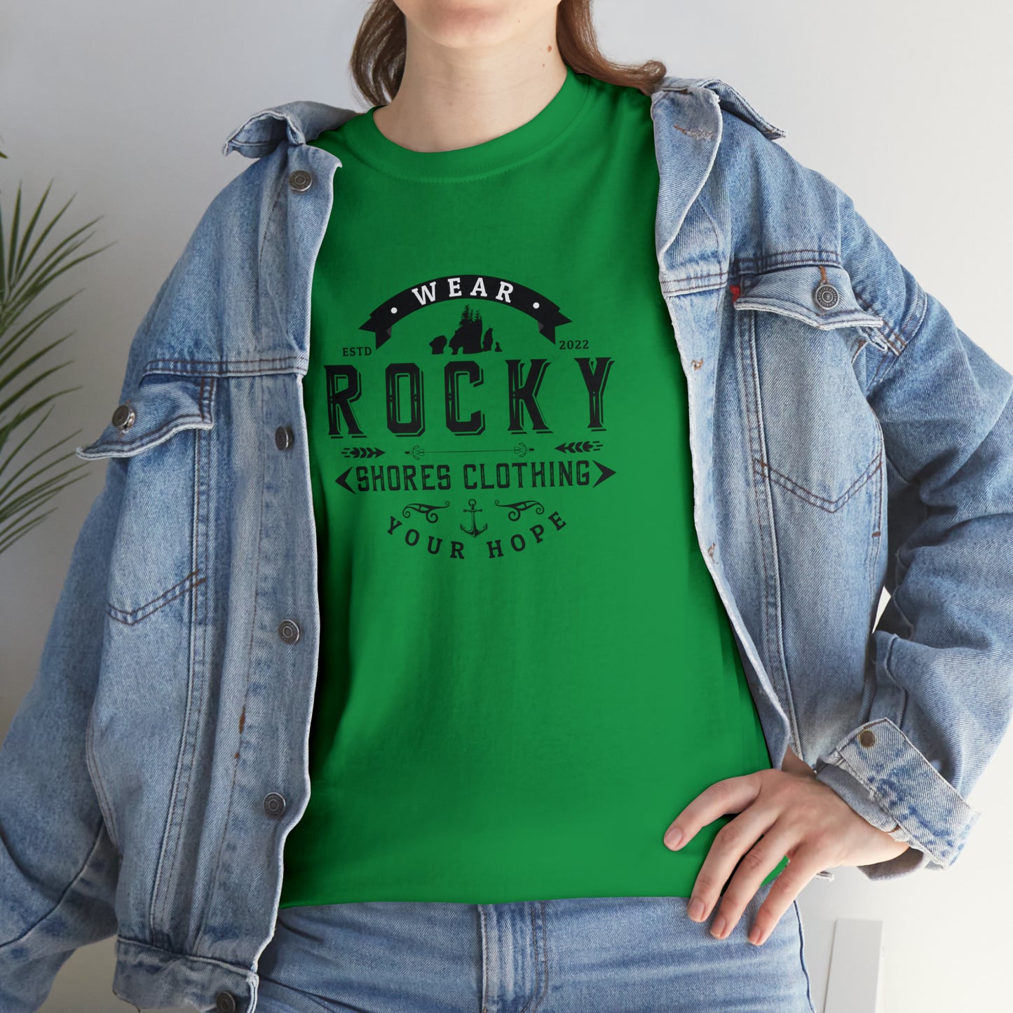 Rocky Shores Vintage Unisex Heavy Cotton Tee