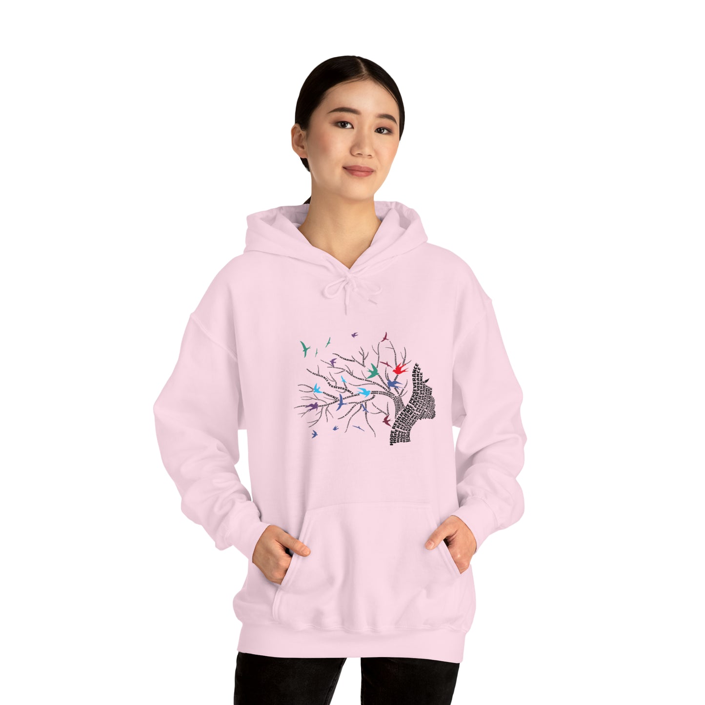 Introducing the Rocky Shores Resilient Women Heavy Blend Hoodie – your ultimate fusion of comfort and style. This hoodie is more than apparel; it's a cocoon of relaxation. 