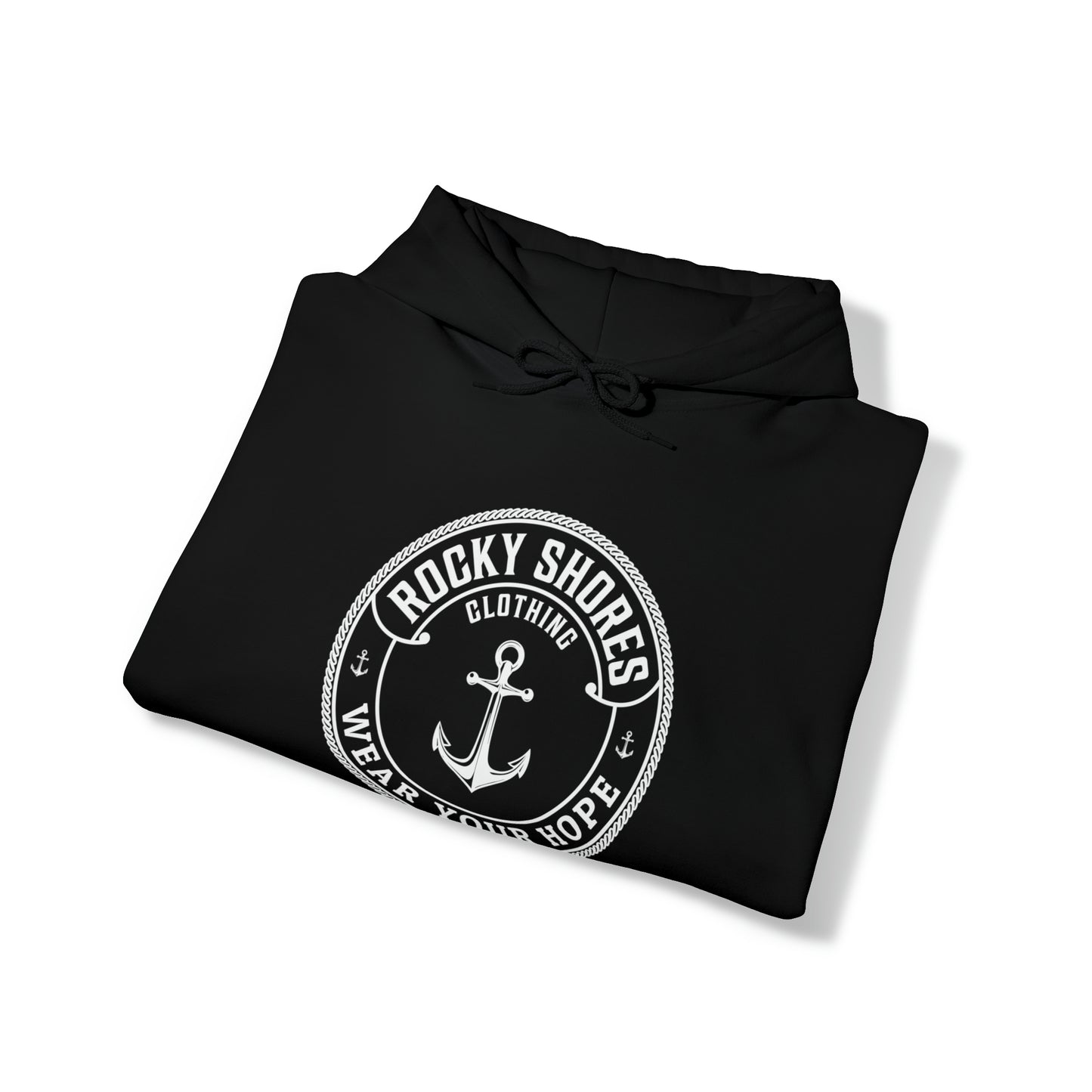 Rocky Shores Anchored in Hope Unisex Hoodie