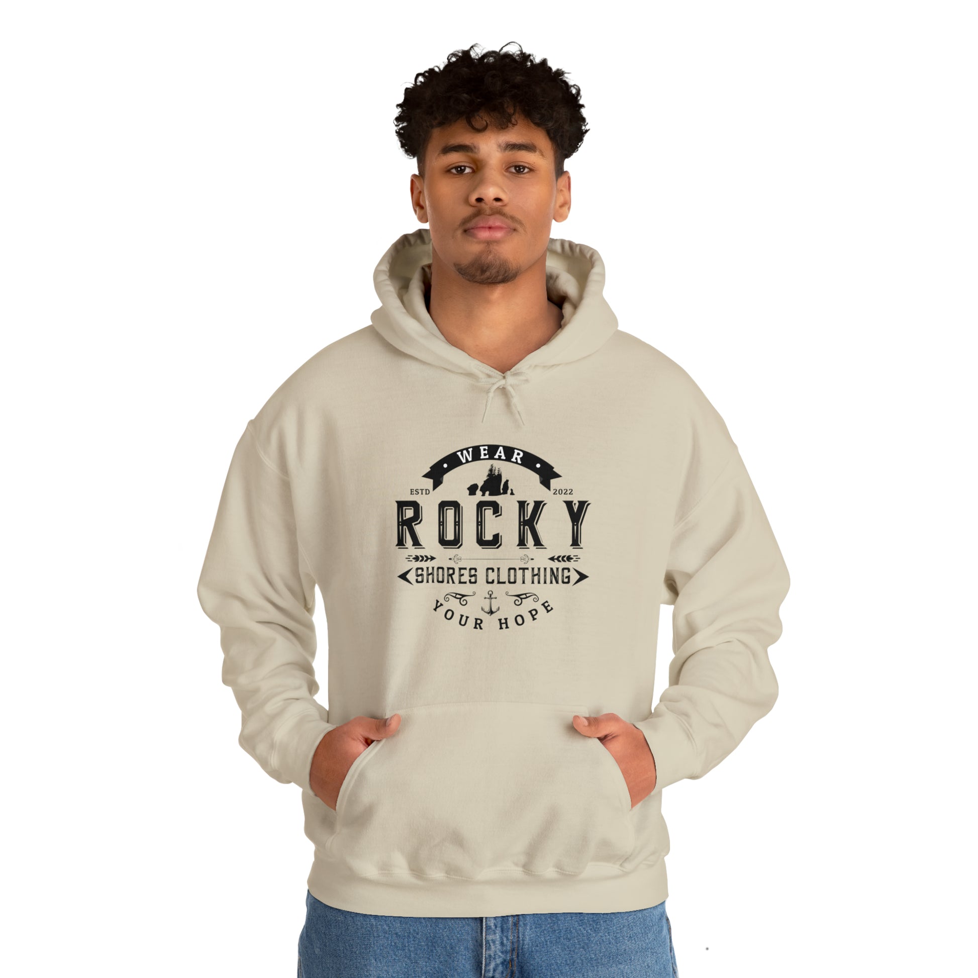 Introducing the Rocky Shores Unisex Heavy Blend Hoodie – where relaxation finds its ultimate expression. Crafted with meticulous attention to comfort, this sweatshirt is a true haven of coziness.