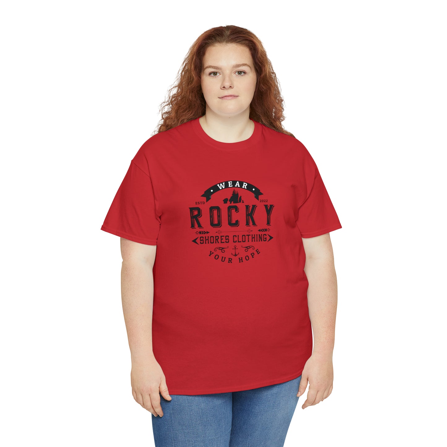 Rocky Shores Vintage Unisex Heavy Cotton Tee