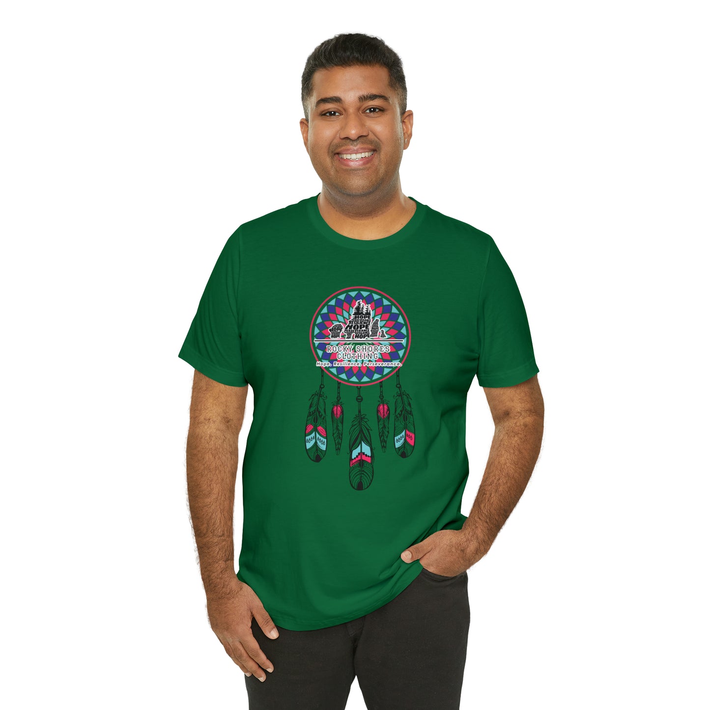 Introducing the timeless Rocky Shores Unisex Dream Catcher Jersey Short Sleeve Tee – a piece that encapsulates the essence of a cherished favorite. Introducing the timeless Rocky Shores Unisex Dream Catcher Jersey Short Sleeve Tee – a piece that encapsulates the essence of a cherished favorite