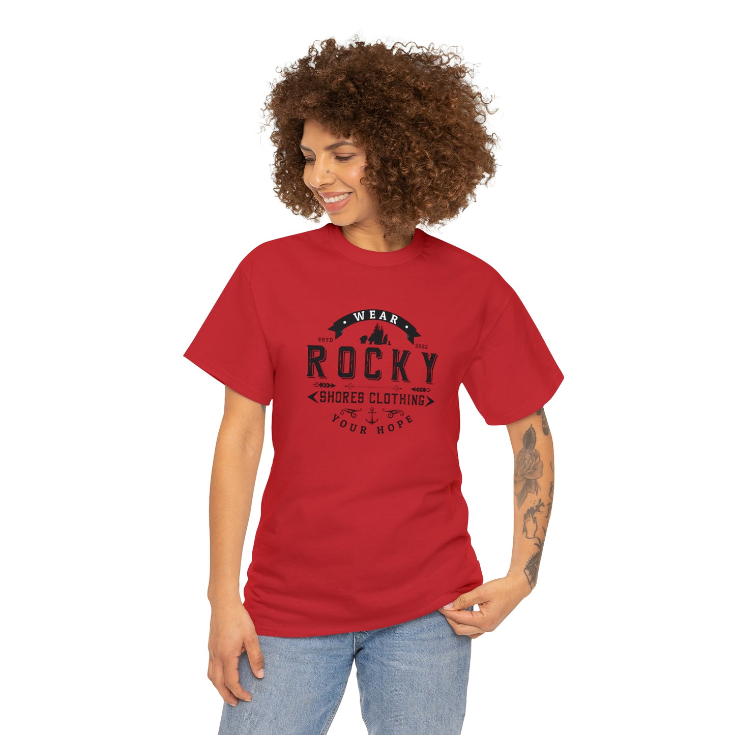 Rocky Shores Vintage Unisex Heavy Cotton Tee