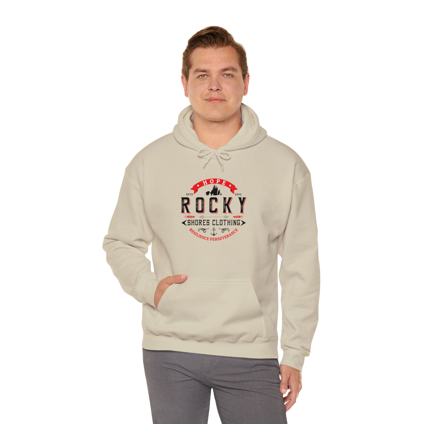 Introducing the Rocky Shores Unisex Heavy Blend Hoodie – where relaxation finds its ultimate expression. Crafted with meticulous attention to comfort, this sweatshirt is a true haven of coziness.