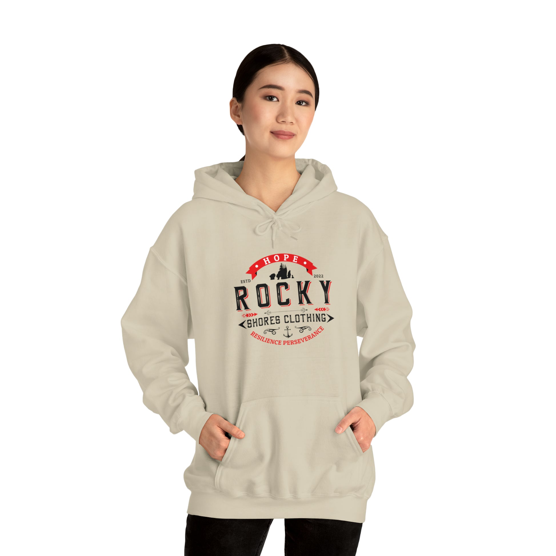 Introducing the Rocky Shores Unisex Heavy Blend Hoodie – where relaxation finds its ultimate expression. Crafted with meticulous attention to comfort, this sweatshirt is a true haven of coziness.