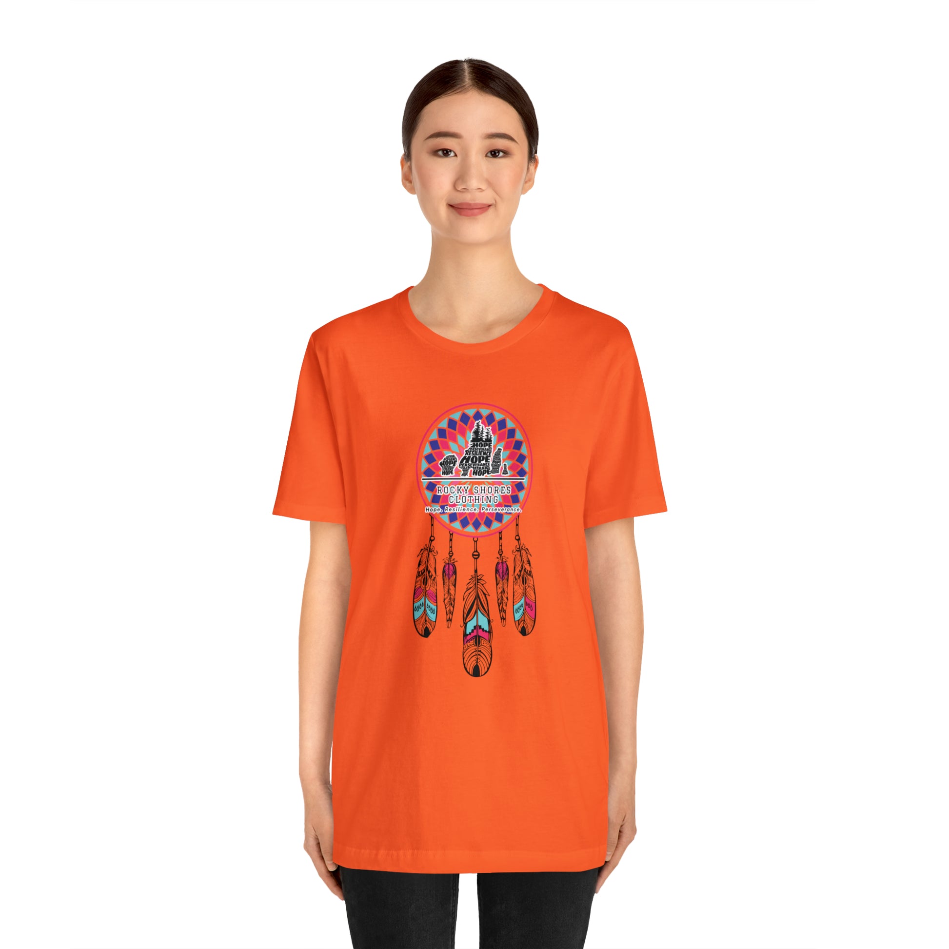 Introducing the timeless Rocky Shores Unisex Dream Catcher Jersey Short Sleeve Tee – a piece that encapsulates the essence of a cherished favorite. Introducing the timeless Rocky Shores Unisex Dream Catcher Jersey Short Sleeve Tee – a piece that encapsulates the essence of a cherished favorite