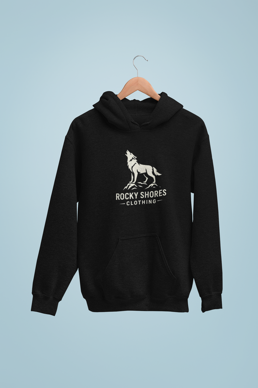 Rocky Shores Clothing Lone Wolf Classic Unisex Pullover Hoodie