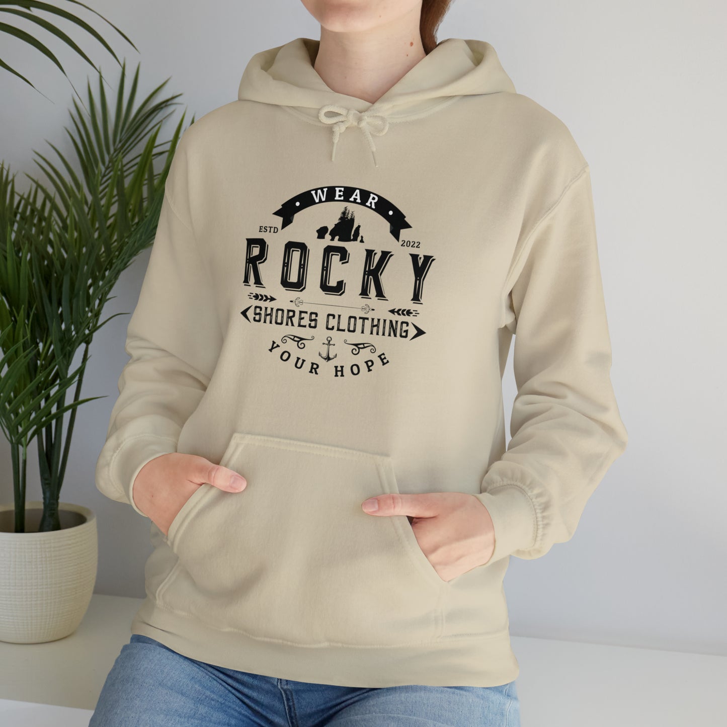 Introducing the Rocky Shores Unisex Heavy Blend Hoodie – where relaxation finds its ultimate expression. Crafted with meticulous attention to comfort, this sweatshirt is a true haven of coziness.