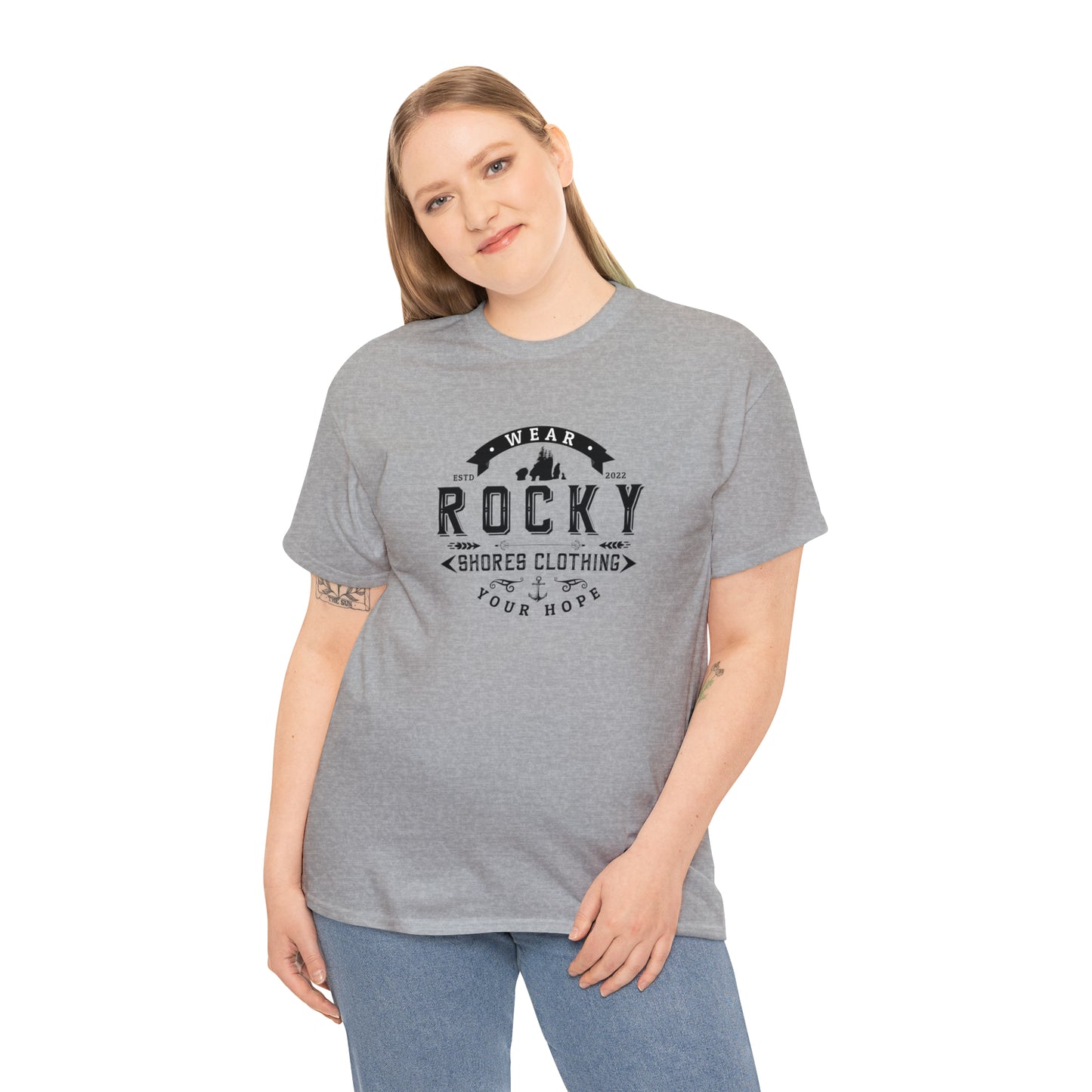 Rocky Shores Vintage Unisex Heavy Cotton Tee