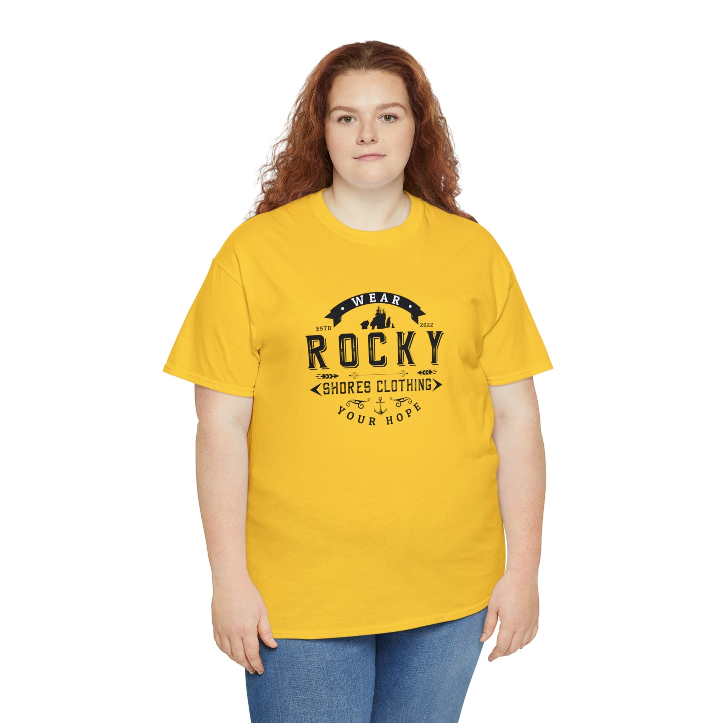 Rocky Shores Vintage Unisex Heavy Cotton Tee