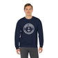 Introducing the "Rocky Shores Anchored In Hope Unisex Heavy Blend Crewneck Sweatshirt," where comfort meets versatility in a perfect blend.  Crafted with meticulous care, these sweatshirts are a blend of 50% cotton and 50% polyester, creating a harmonious balance between softness and durability.