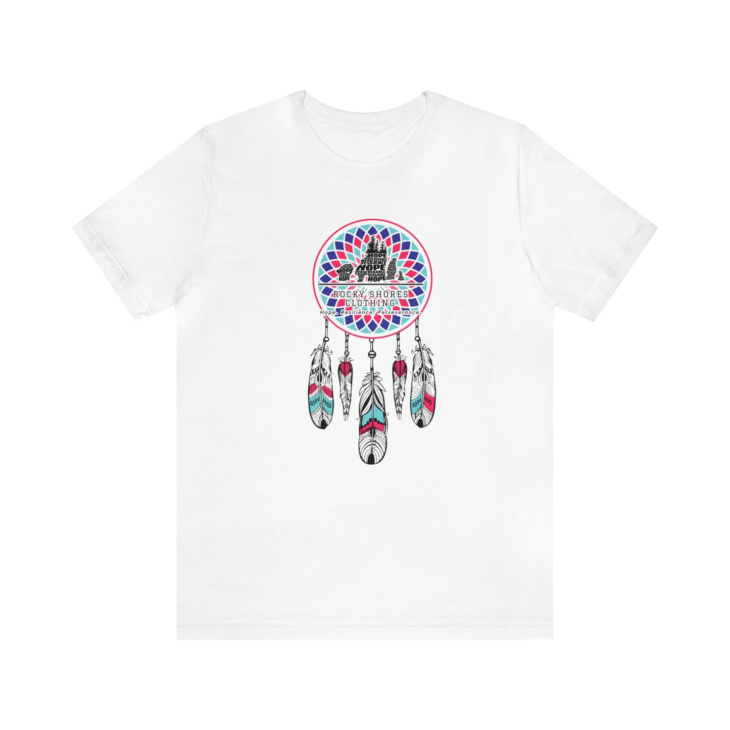 Introducing the timeless Rocky Shores Unisex Dream Catcher Jersey Short Sleeve Tee – a piece that encapsulates the essence of a cherished favorite. Introducing the timeless Rocky Shores Unisex Dream Catcher Jersey Short Sleeve Tee – a piece that encapsulates the essence of a cherished favorite