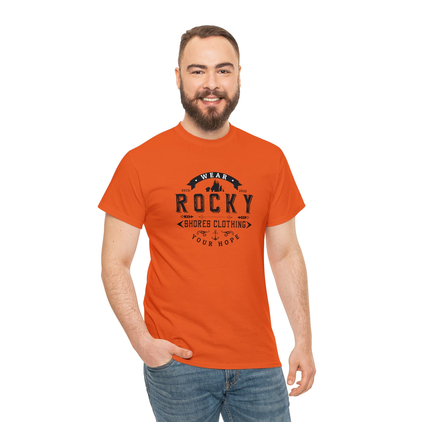 Rocky Shores Vintage Unisex Heavy Cotton Tee