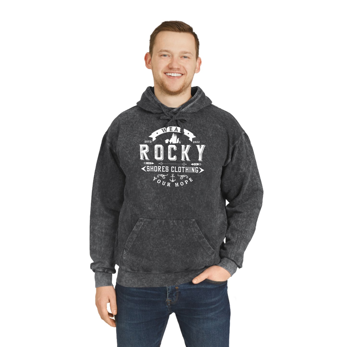 Introducing the Rocky Shores Unisex Mineral Washed Hoodie – a fusion of comfort, style, and artistic expression. Crafted from a premium blend of 80% no-shrink cotton and 20% durable polyester, these hoodies ensure both quality and longevity.