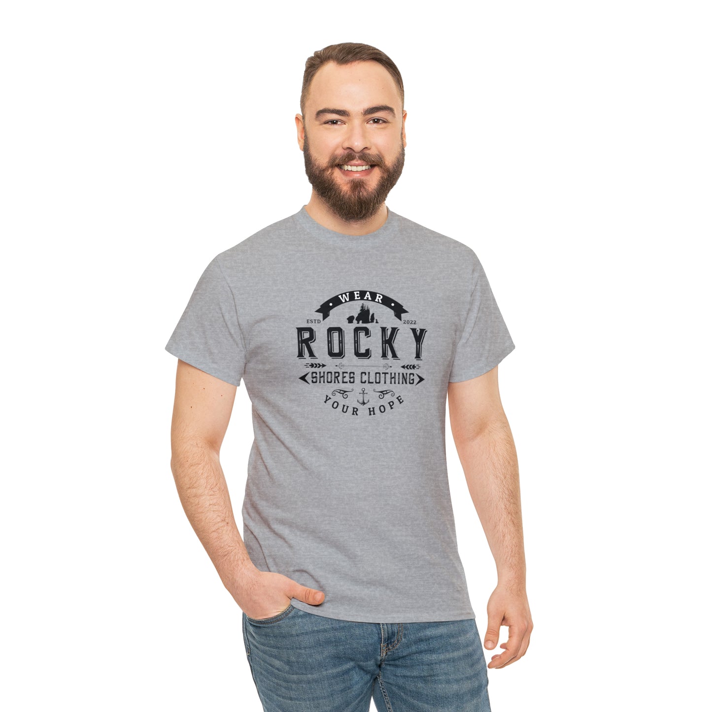 Rocky Shores Vintage Unisex Heavy Cotton Tee