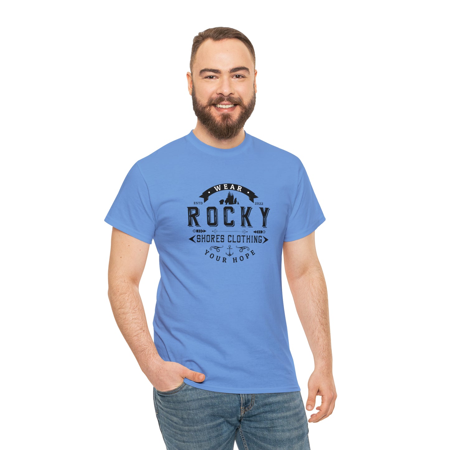 Rocky Shores Vintage Unisex Heavy Cotton Tee