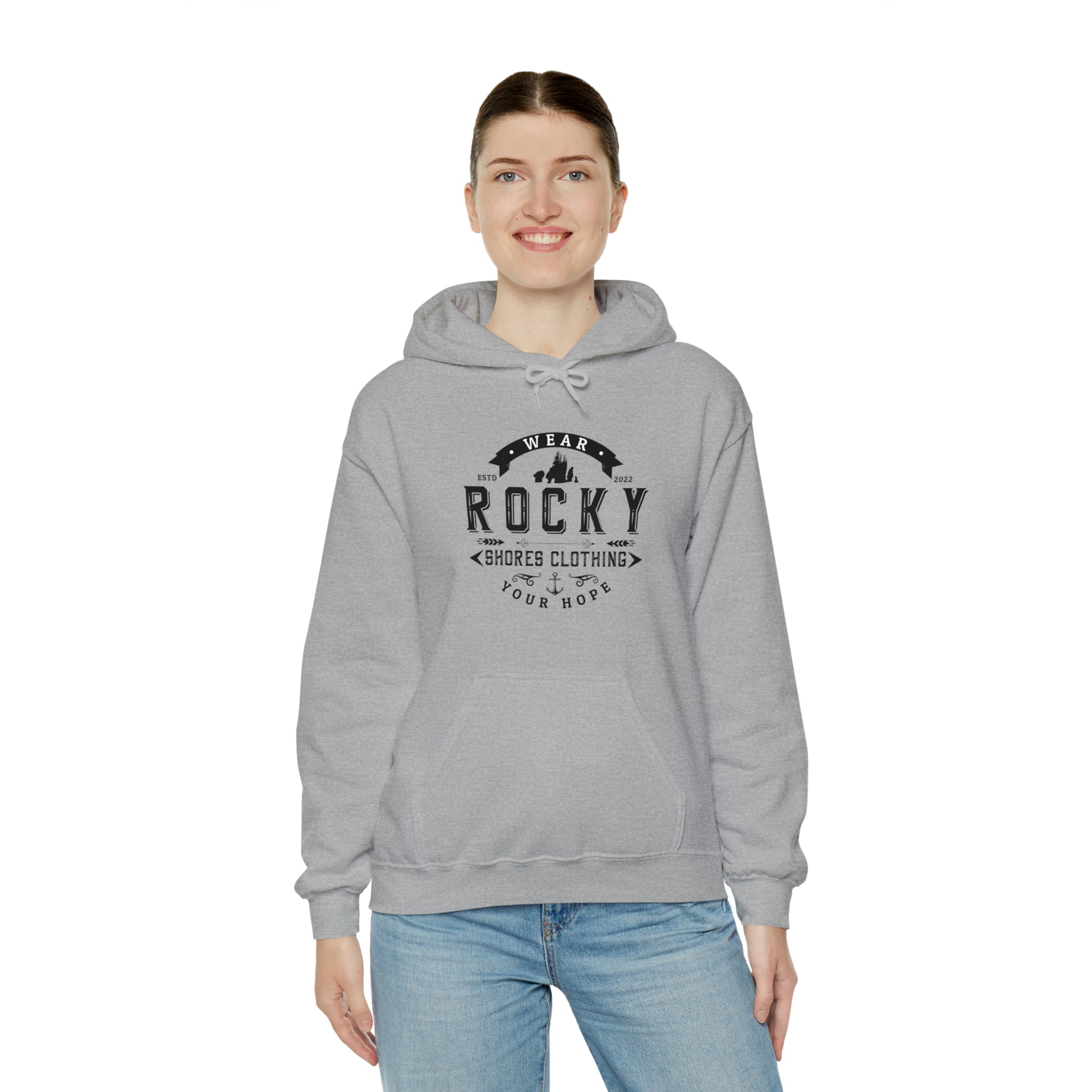 Introducing the Rocky Shores Unisex Heavy Blend Hoodie – where relaxation finds its ultimate expression. Crafted with meticulous attention to comfort, this sweatshirt is a true haven of coziness.