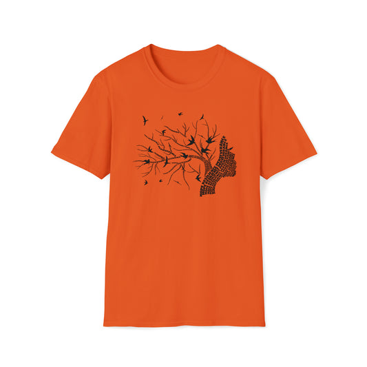 Rocky Shores Resilience Woman Orange Softstyle T-Shirt