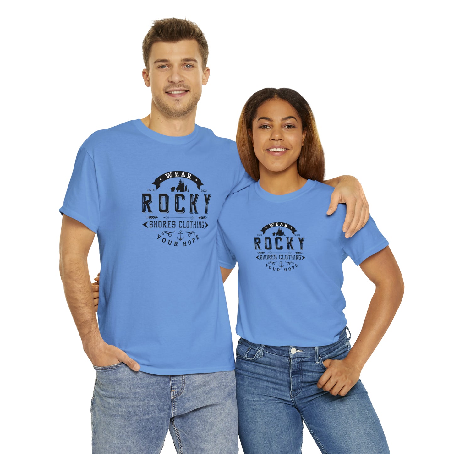 Rocky Shores Vintage Unisex Heavy Cotton Tee