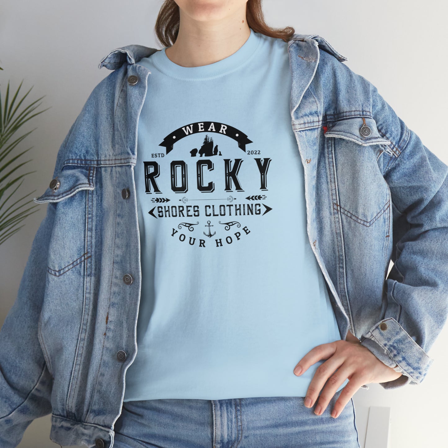 Rocky Shores Vintage Unisex Heavy Cotton Tee