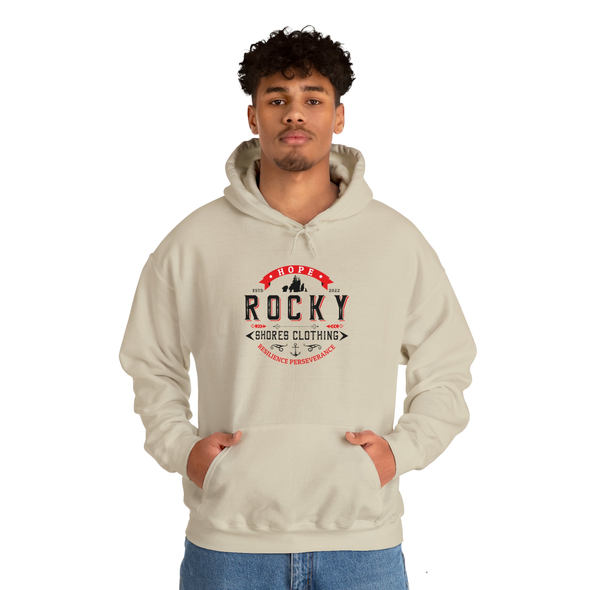 Introducing the Rocky Shores Unisex Heavy Blend Hoodie – where relaxation finds its ultimate expression. Crafted with meticulous attention to comfort, this sweatshirt is a true haven of coziness.