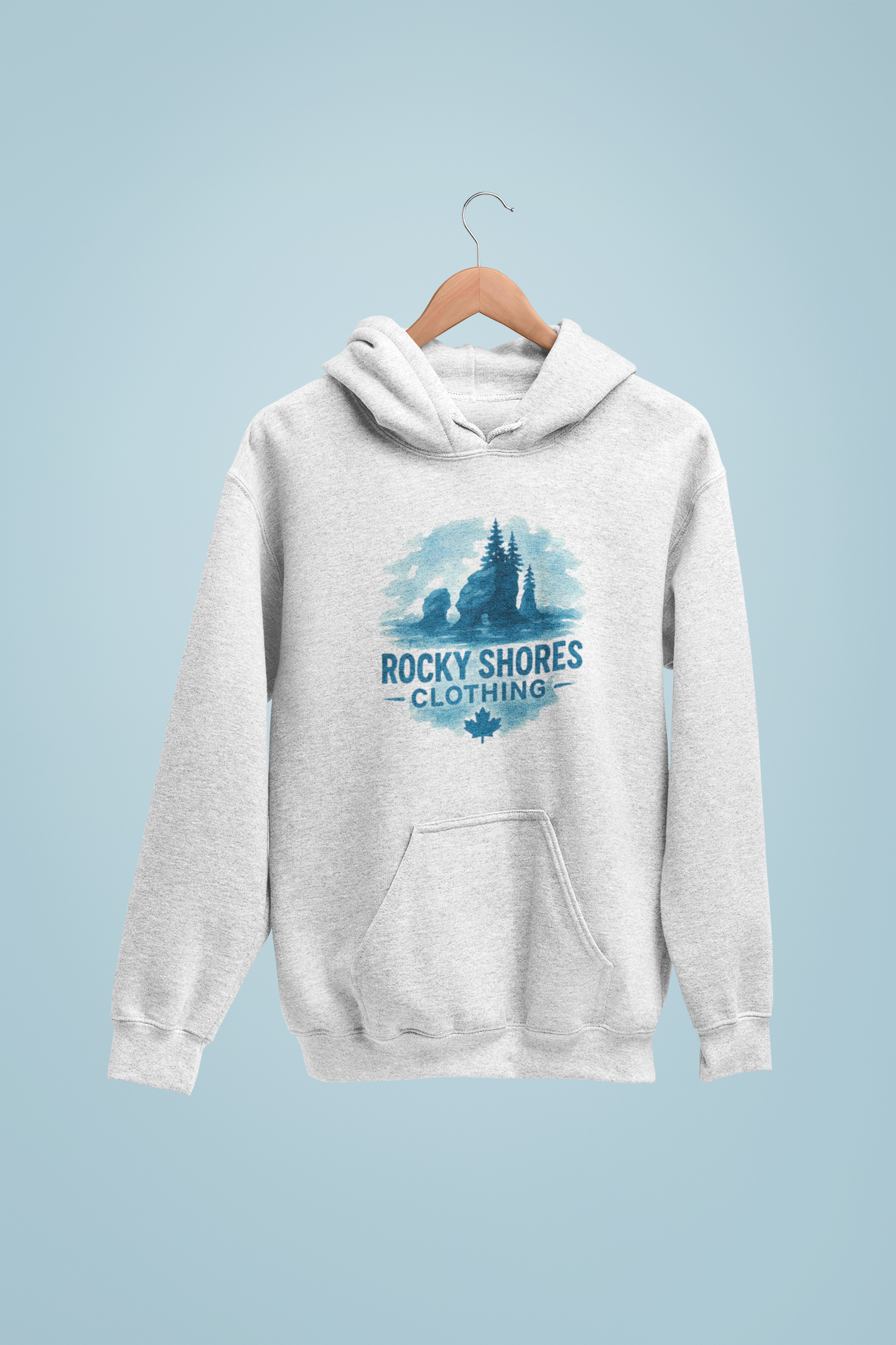 Rocky Shores Clothing Northern Roots Classic Unisex Pullover Hoodie