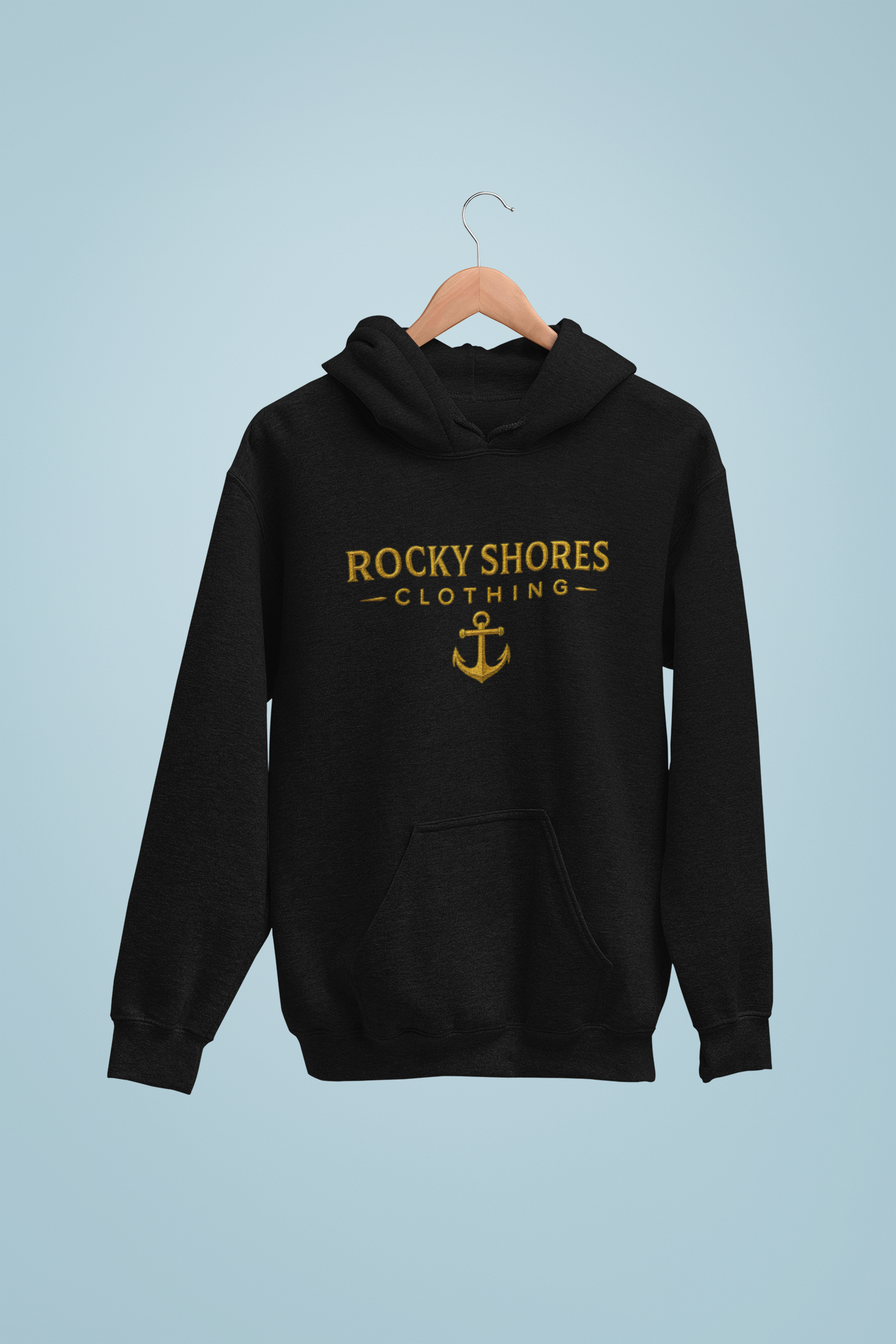 Rocky Shores Clothing True North Anchor Classic Unisex Pullover Hoodie