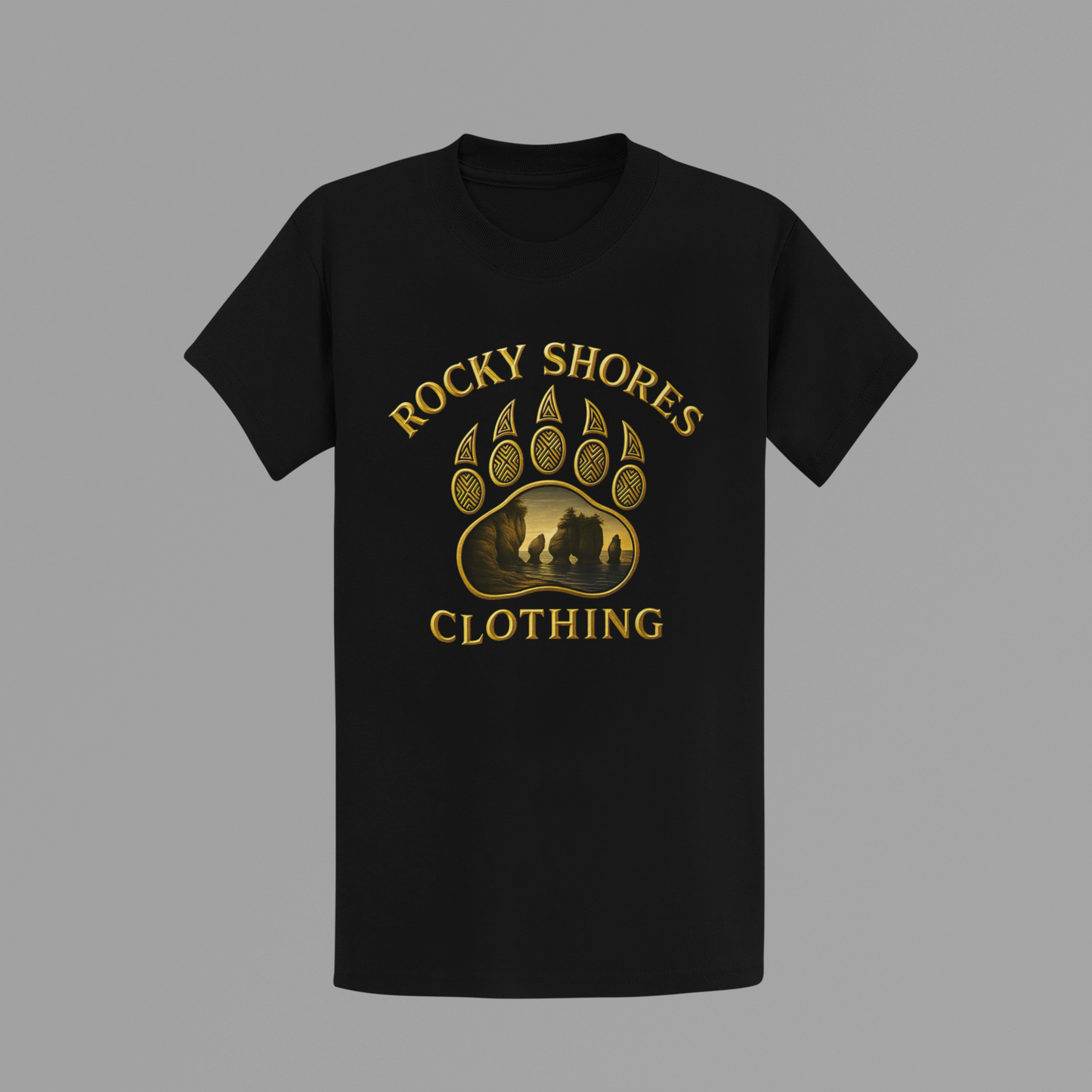 Rocky Shores Clothing - Bear Paw Collection - Classic Unisex Crewneck T-shirt