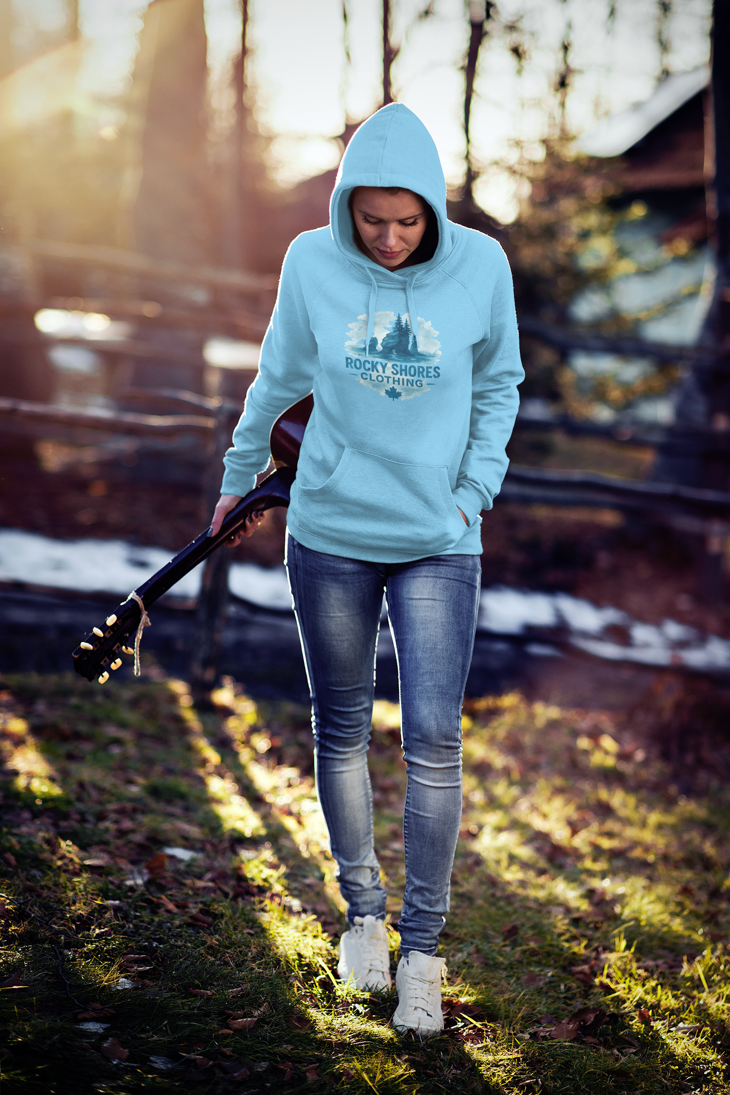 Rocky Shores Clothing Northern Roots Classic Unisex Pullover Hoodie