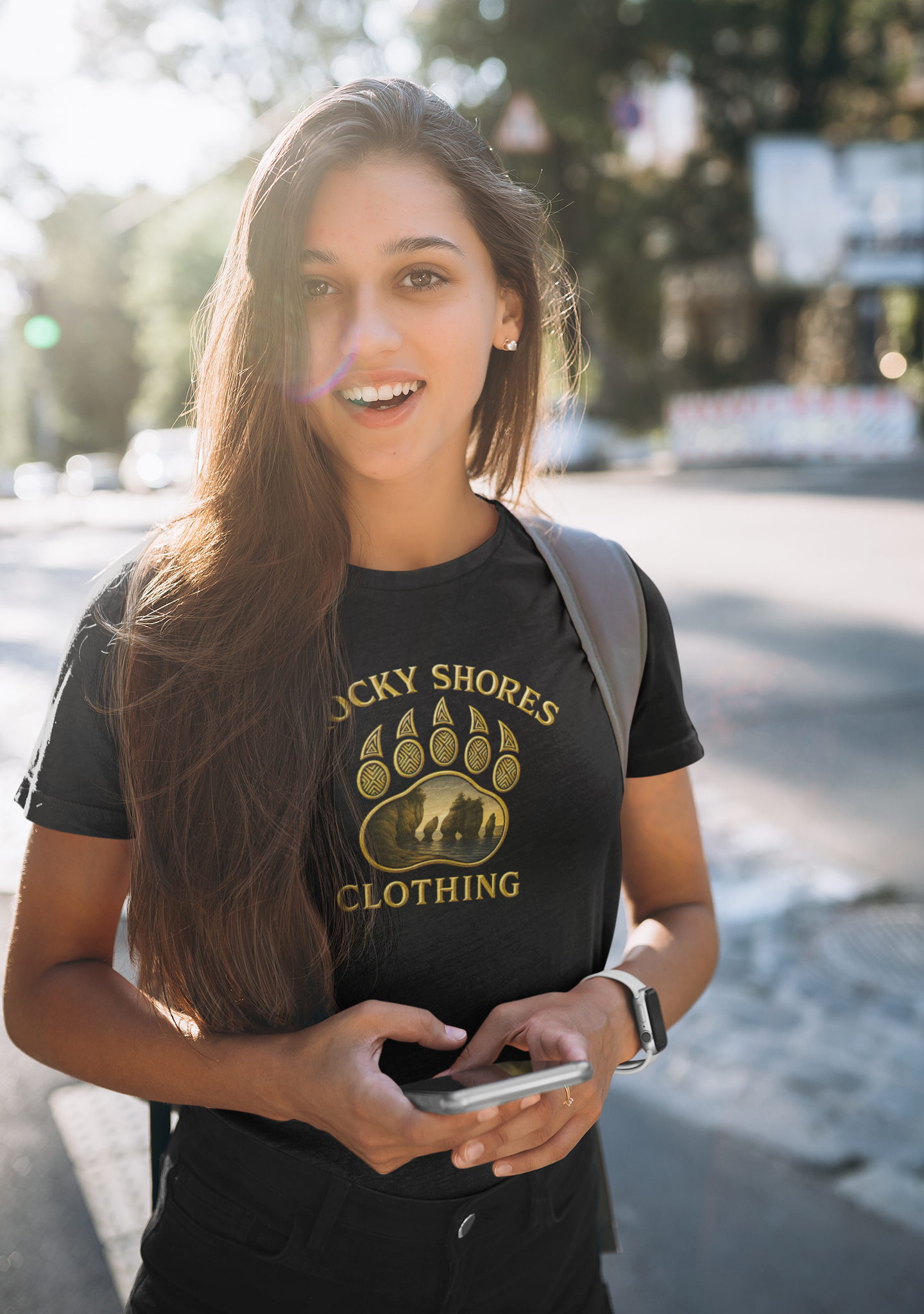 Rocky Shores Clothing - Bear Paw Collection - Classic Unisex Crewneck T-shirt