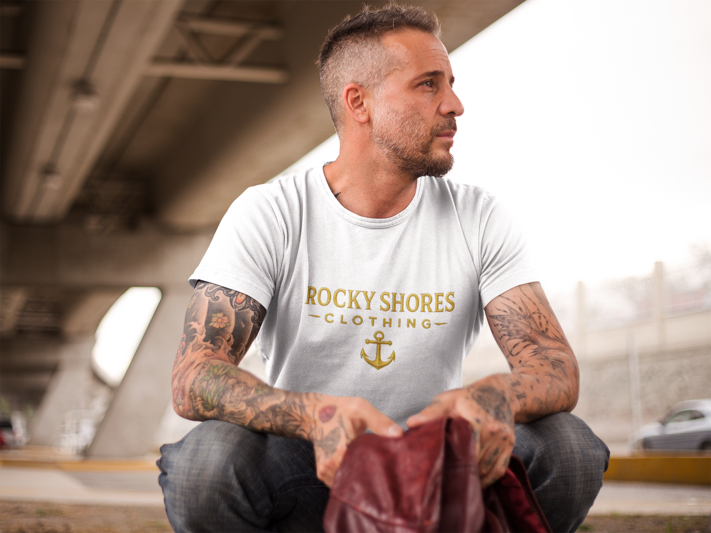 Rocky Shores Clothing - True North Anchor Classic Unisex Crewneck T-shirt